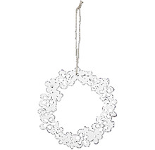 Dekorativní věnec s květinami k zavěšení