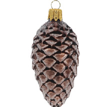 Šiška ve tvaru vánoční ozdoby s háčkem