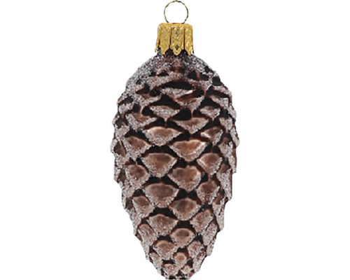 Šiška ve tvaru vánoční ozdoby s háčkem