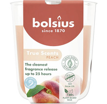Bolsius True Scents vonná svíčka broskev ve skle