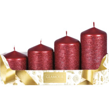 Sada adventních svíček, čtyřdílná, stupňovitá výška