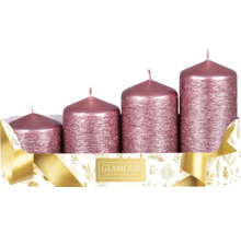 Sada adventních svíček se čtyřmi svíčkami různých velikostí v dárkovém balení