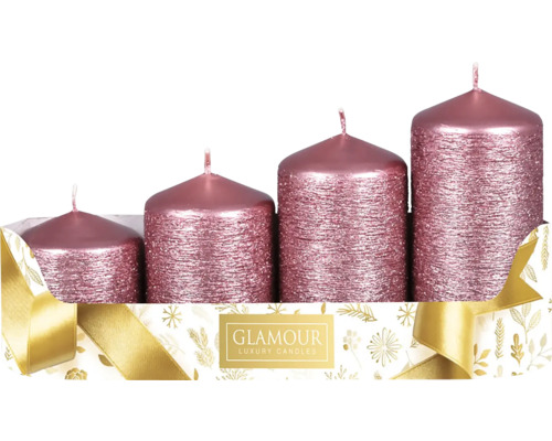Sada adventních svíček se čtyřmi svíčkami různých velikostí v dárkovém balení