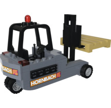 Model vysokozdvižného vozíku Hornbach z kostek