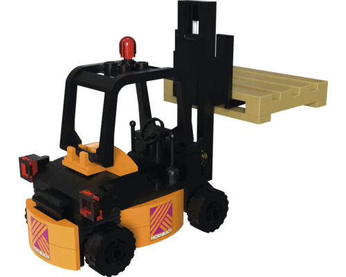 Hračka vysokozdvižný vozík Hornbach s paletou