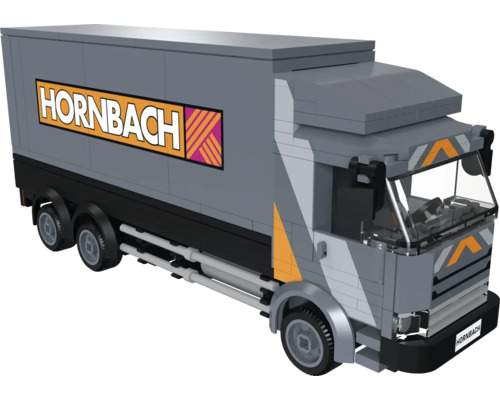 Nákladní auto Hornbach z kostek