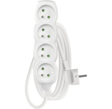 Prodlužovací kabel se čtyřmi zásuvkami a zástrčkou