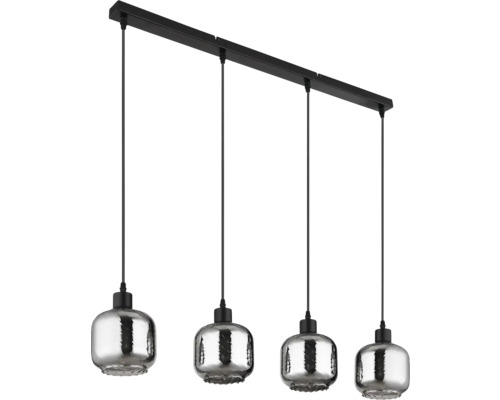 Závěsné svítidlo se čtyřmi skleněnými lampami