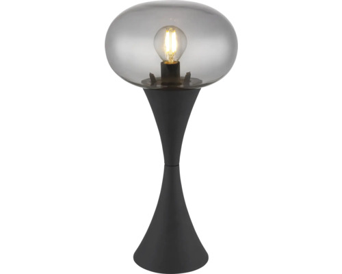 Stolní lampa s kulovitým stínidlem a podstavcem