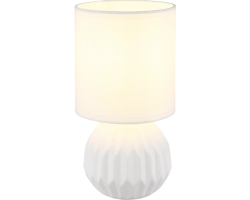 Stolní lampa se stínidlem a dekorativní základnou