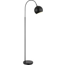 Stojací lampa s kulatým stínidlem