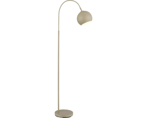 Stojací lampa s kulatým stínidlem