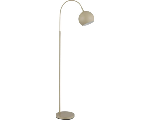 Stojací lampa s kulatým stínidlem
