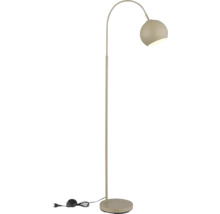 Stojací lampa s kulatým stínidlem