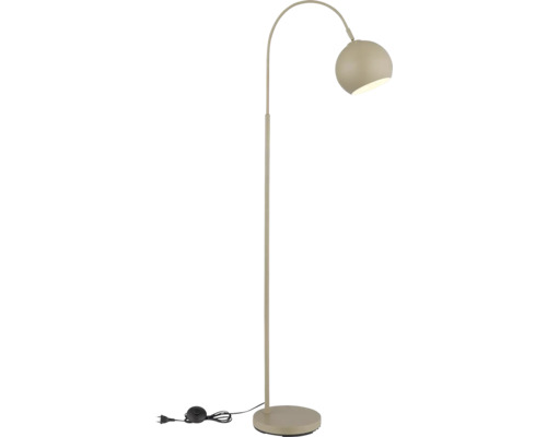 Stojací lampa s kulatým stínidlem