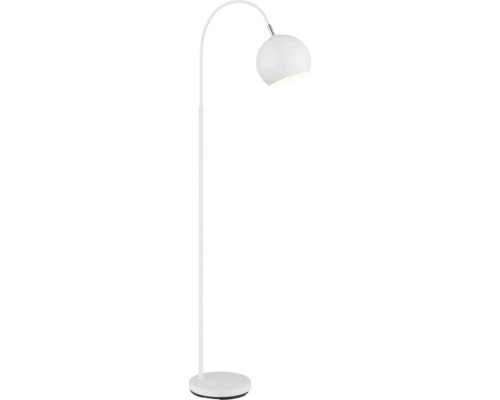 Stojací lampa s kulatým stínidlem