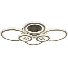 Víceplamenné LED stropní svítidlo s kruhovými prvky