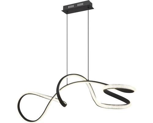 Moderní LED závěsné svítidlo se zakřiveným designem