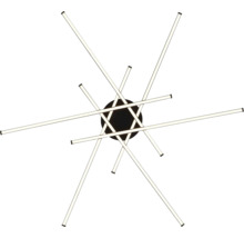 Moderní LED stropní svítidlo s abstraktním designem