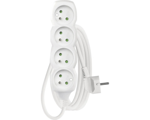 Prodlužovací kabel se čtyřmi zásuvkami