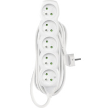 Prodlužovací kabel s pěti zásuvkami a kabelem