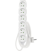 Prodlužovací kabel se šesti zásuvkami