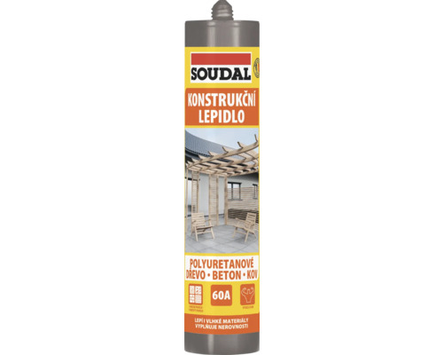 Soudal konstrukční lepidlo na dřevo, beton a kov