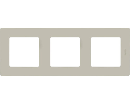 Trojrámeček Legrand Niloe 665033 šedý Rámeček pro tři spínací prvky