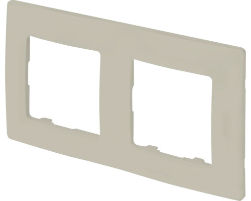 Dvojrámeček Legrand Niloe 665032 šedý Dvojitý rámeček pro vypínače a zásuvky