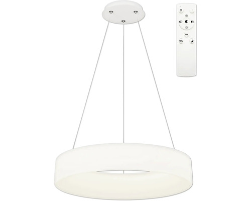 LED lustr Top Light Halo 60Z RC 60 W 6000 lm 3000-6500K bílý s dálkovým ovládáním Kulaté LED závěsné svítidlo s dálkovým ovládáním