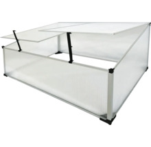 Mini skleník s hliníkovým rámem a průhlednými stěnami