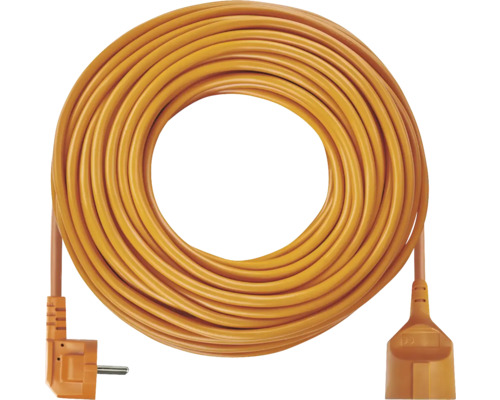 Prodlužovací kabel stočený s vidlicí a zásuvkou