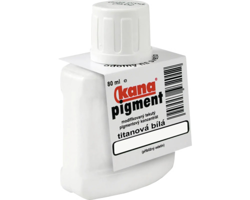 Kana Pigment oxid titaničitý bílý 80 ml lahvička