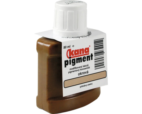 Kana Pigment modifikovaný tekutý pigmentový koncentrát okrová, 80 mililitrů