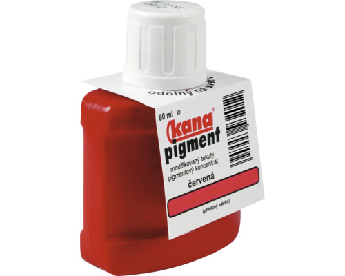 Kana Pigment tekutý pigmentový koncentrát červené barvy, 80 ml