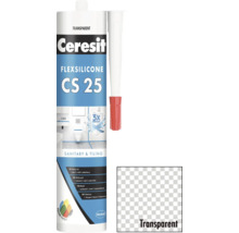 Ceresit Flexsilicone CS 25 sanitární a obkladový silikon, transparentní