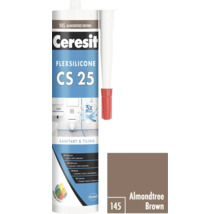 Ceresit Flexsilicone CS 25 sanitární a obkladový silikon, barva mandlově hnědá