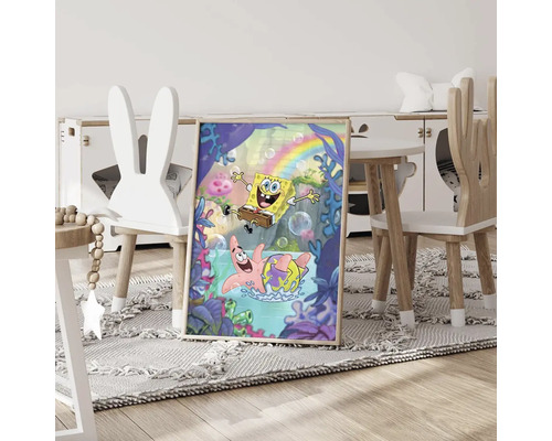 Obrázek SpongeBob v rámu v dětském pokoji