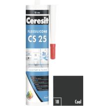 Ceresit Flexsilicone CS 25 sanitární a spárovací silikon, uhlí