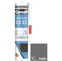Ceresit Flexsilicone CS 25 sanitární a spárovací silikon, barva grafit