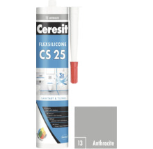 Ceresit Flexsilicone CS 25 sanitární a obkladový silikon, odstín antracit