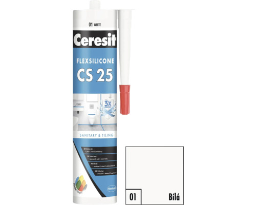 Ceresit Flexsilicone CS 25 sanitární a obkladový silikon