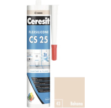 Sanitární a obkladový tmel Ceresit Flexsilicone CS 25