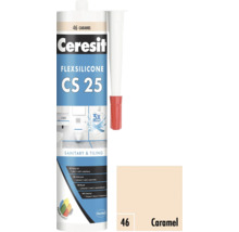 Ceresit Flexsilicone CS 25 sanitární a obkladový silikon, odstín Caramel