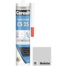 Ceresit Flexsilicone CS 25 sanitární a spárovací silikon, barva Manhattan