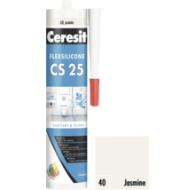 Ceresit Flexsilicone CS 25 sanitární a obkladový silikon, odstín jasmín