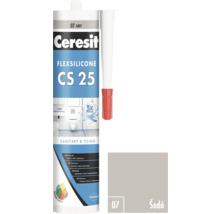 Ceresit Flexsilicone CS 25 sanitární a obkladový silikon, šedý odstín