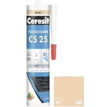 Ceresit Flexsilicone CS 25 sanitární a obkladový silikon, odstín Toffi