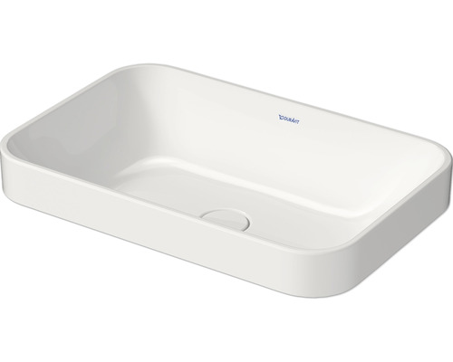 Umyvadlo na desku DURAVIT sanitární keramika bílá 60 x 40 x 16,5 cm 2359600000 Obdélníkové umyvadlo na desku z keramiky