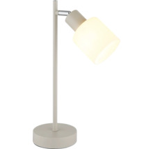 Stolní lampa s kulatou základnou a nastavitelnou hlavou svítidla